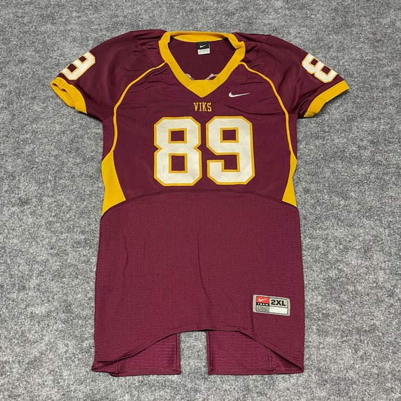 Nike Other - Nike Forest Grove High School Vikings Football Jersey XXL 2XL #89 Red Game Worn